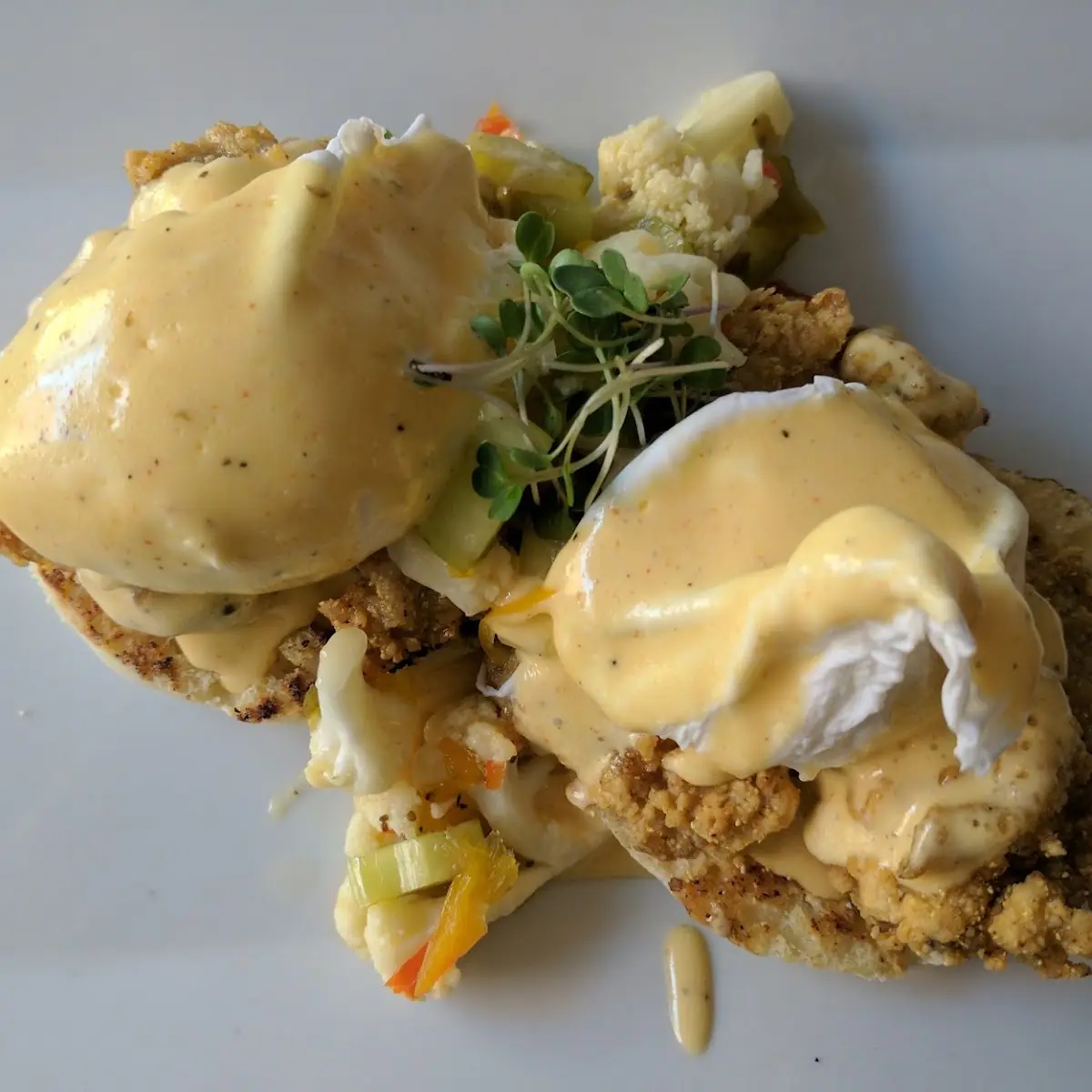 Fried Oyster Benedict