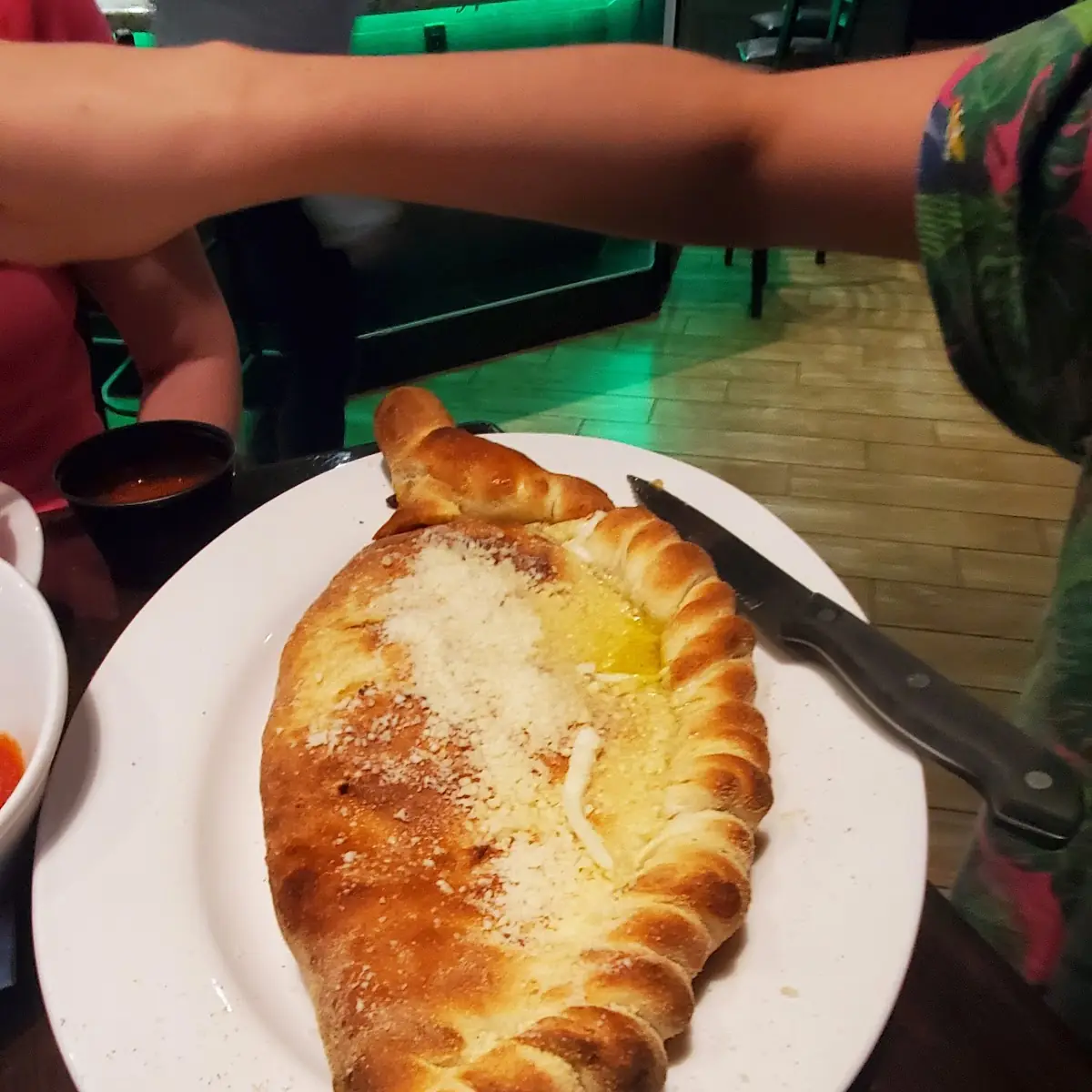 Baked Four Cheese Calzone