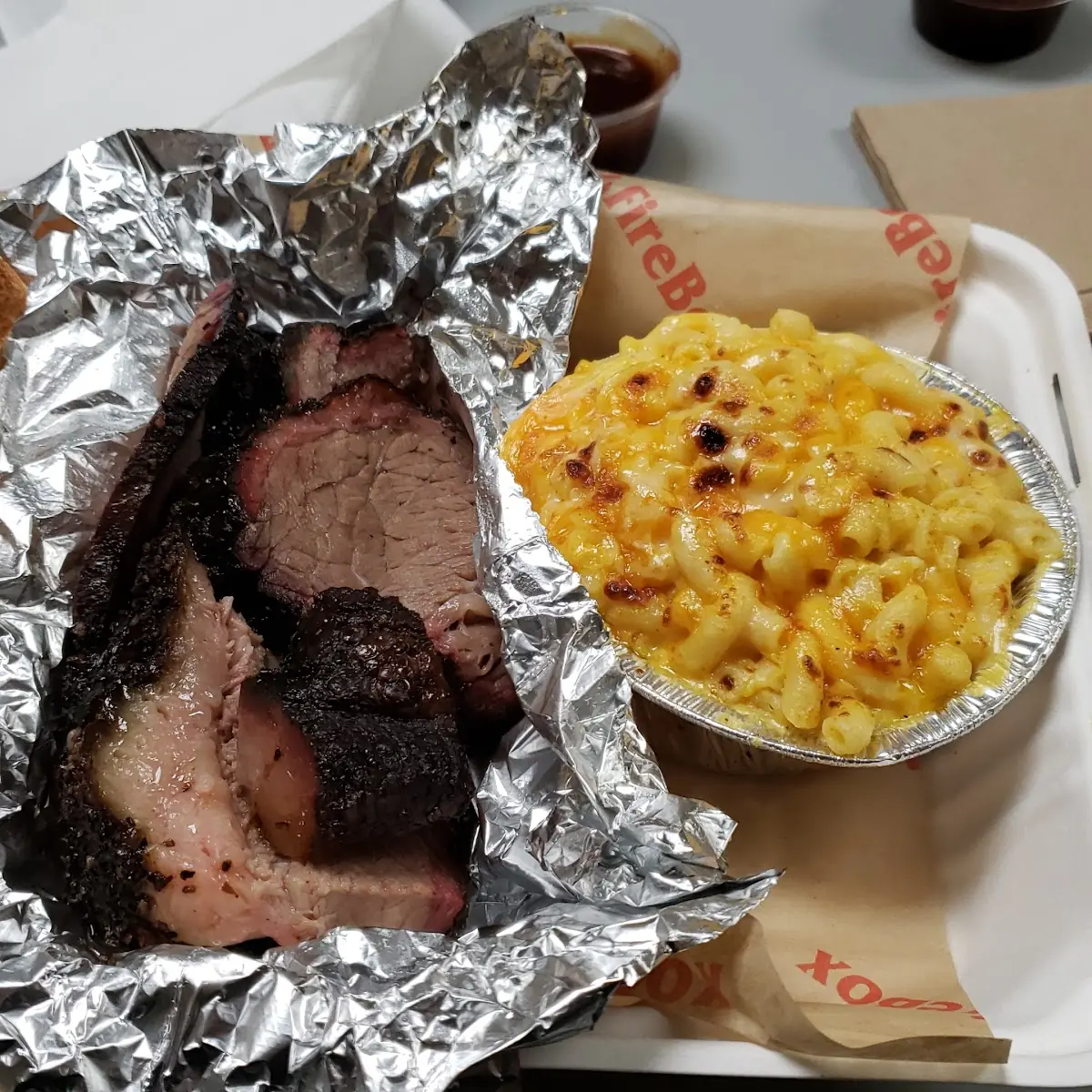 Brisket Mac Sticky Rice Texas Toast