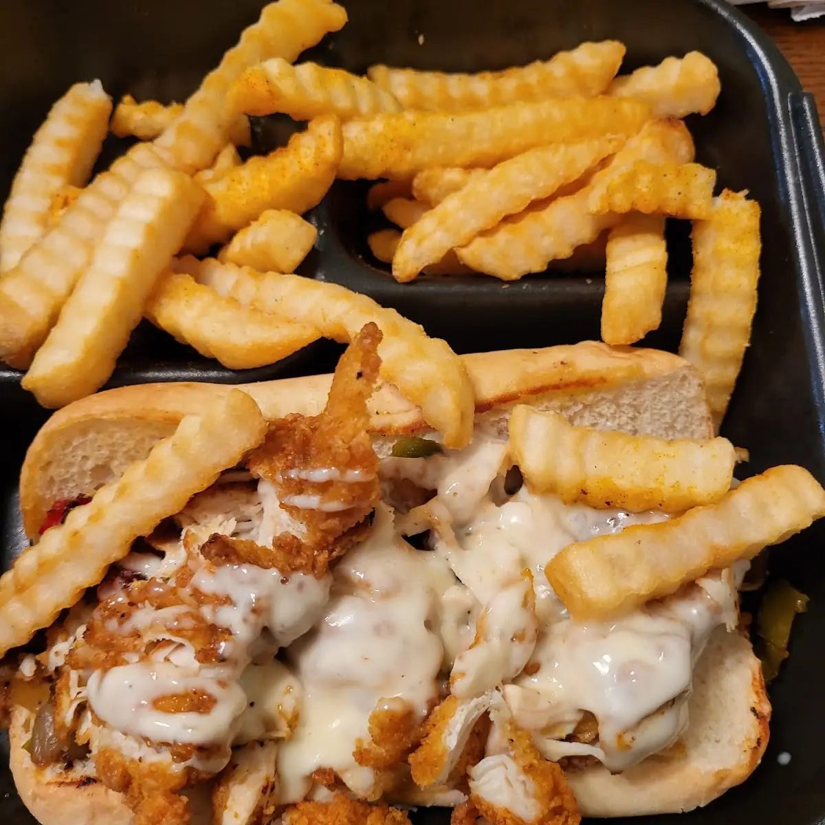 Fried Chicken Philly Sandwich
