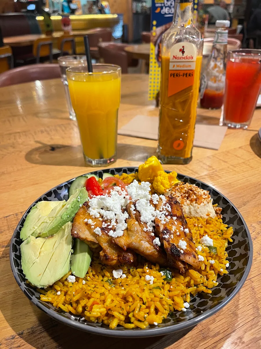 Rainbow Chicken Bowl