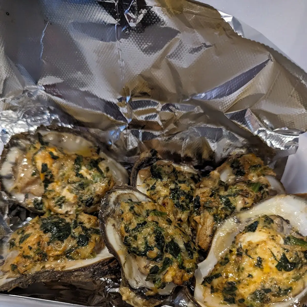Oysters Rockefeller