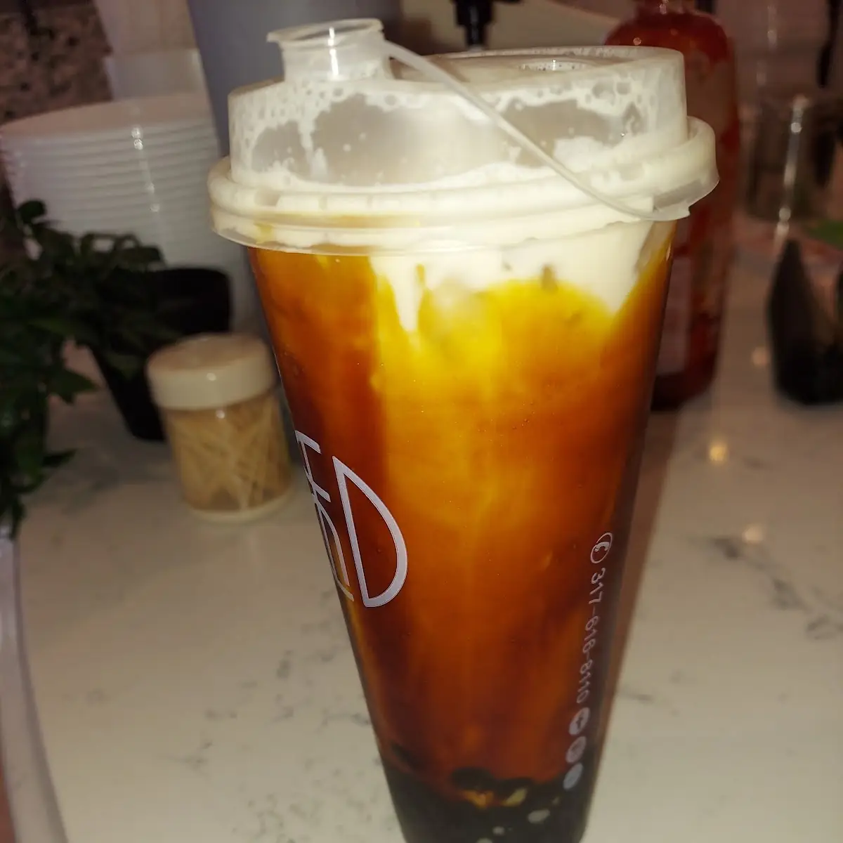 Carmel Bubble Milk Black Tea