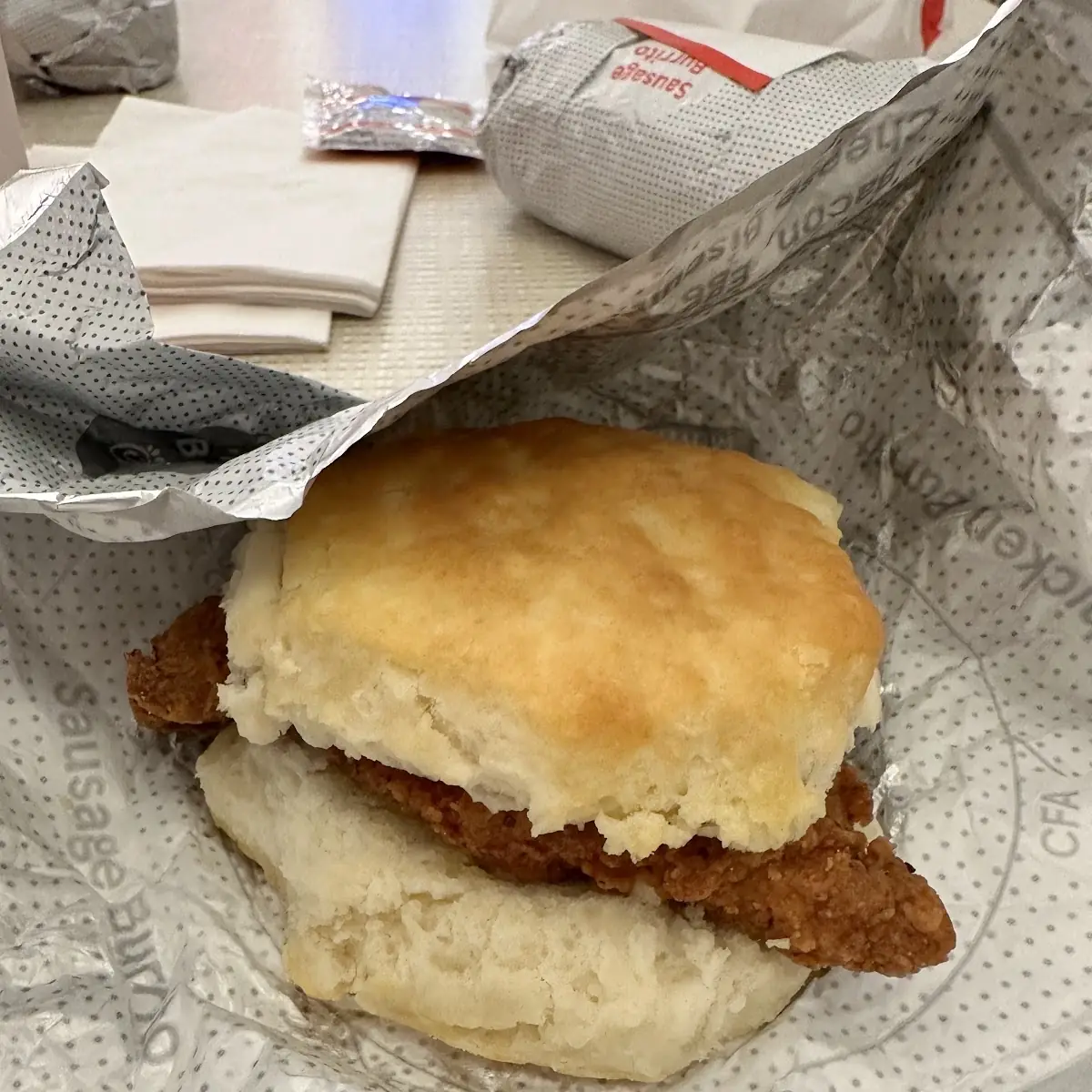 Spicy Chicken Biscuit