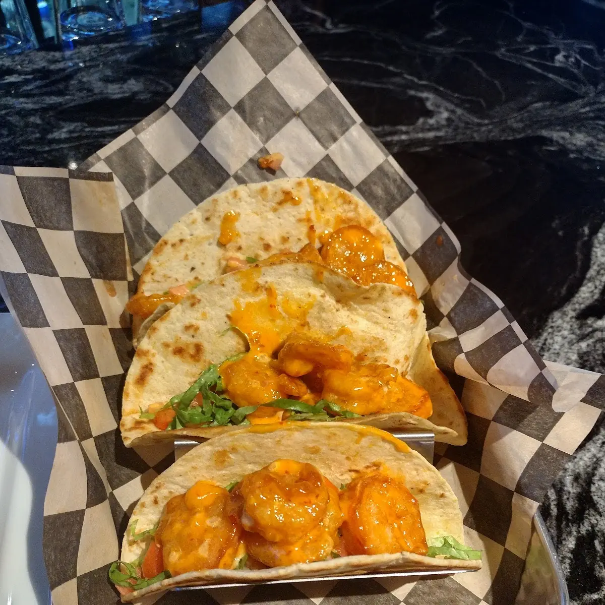 Bam Bam Shrimp Tacos