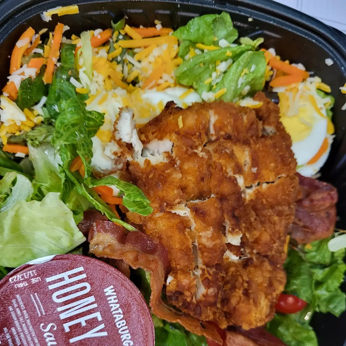 Cobb Salad with BBQ Sauce