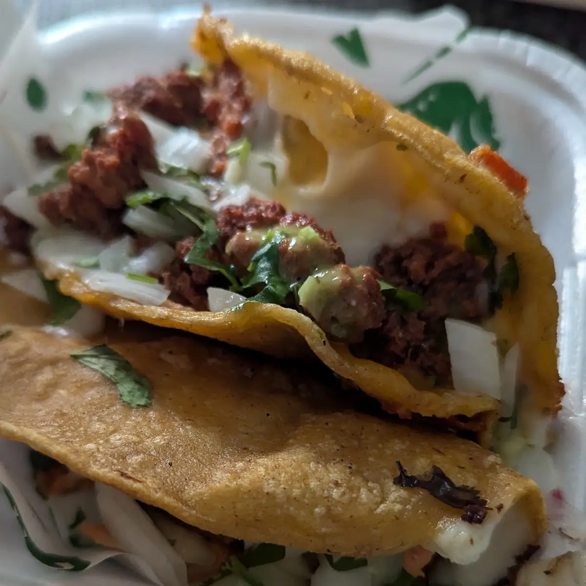 Carne Asada and Chicken Tacos