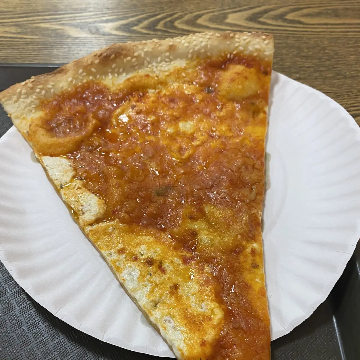 Sesame Crust Cheese Slice