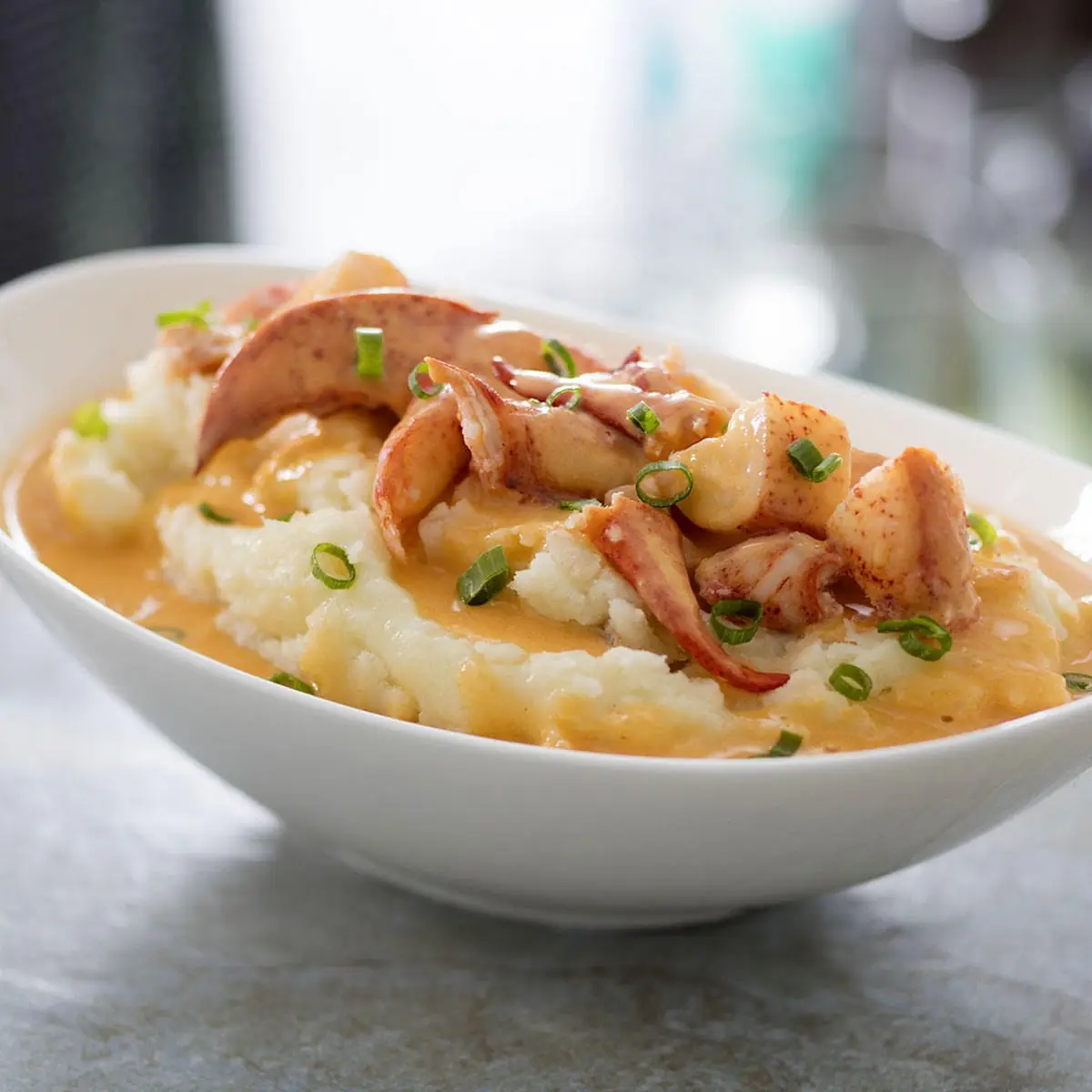 Butter Poached Lobster Mashed Potatoes