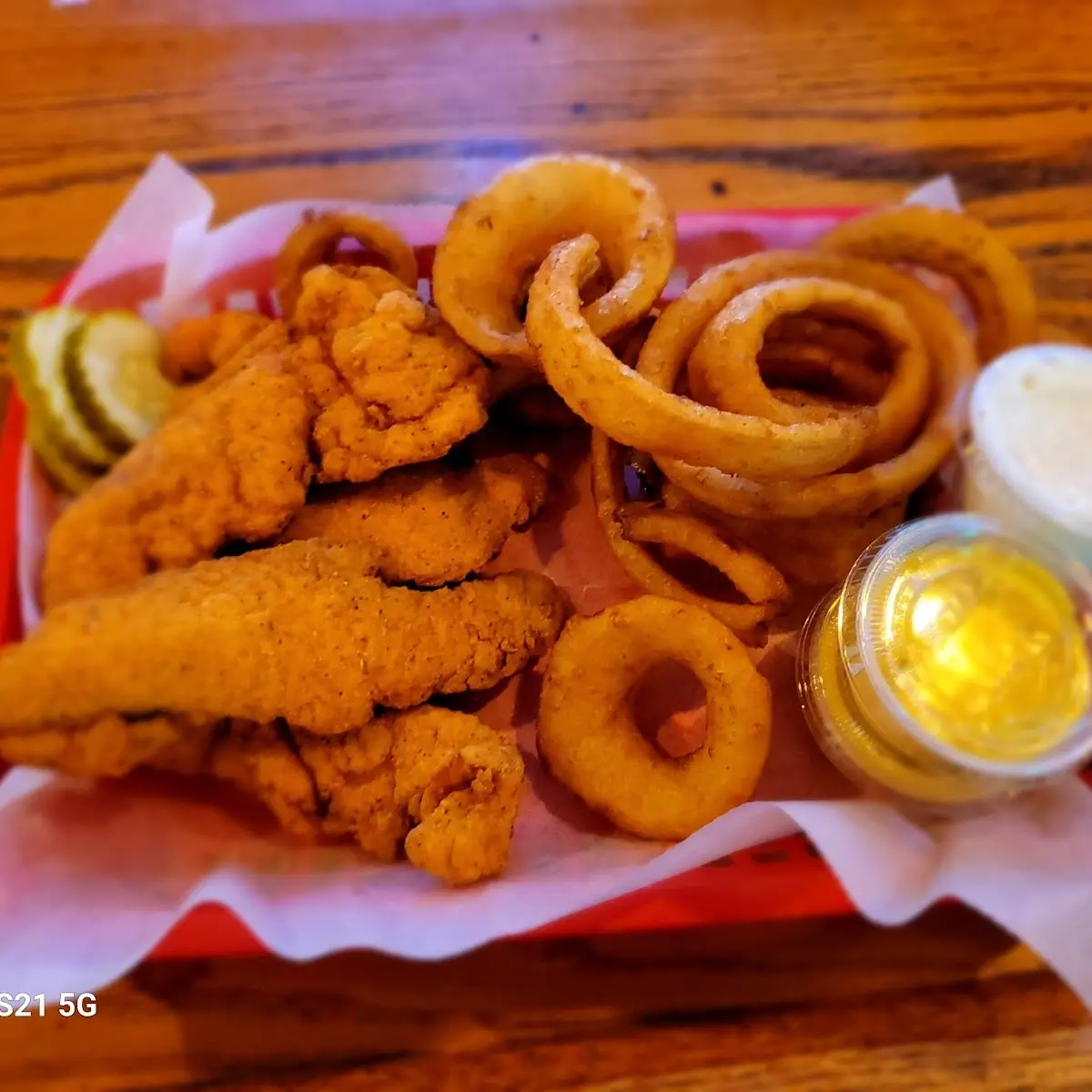 Chicken Tenders and Onion Rings