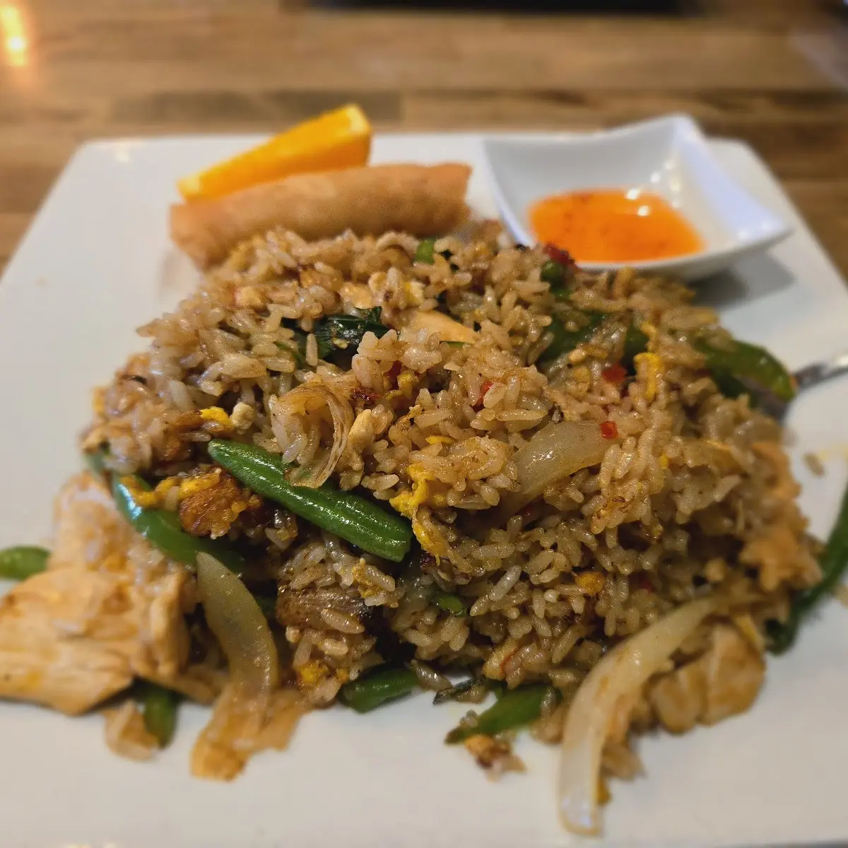 Chicken Basil Fried Rice