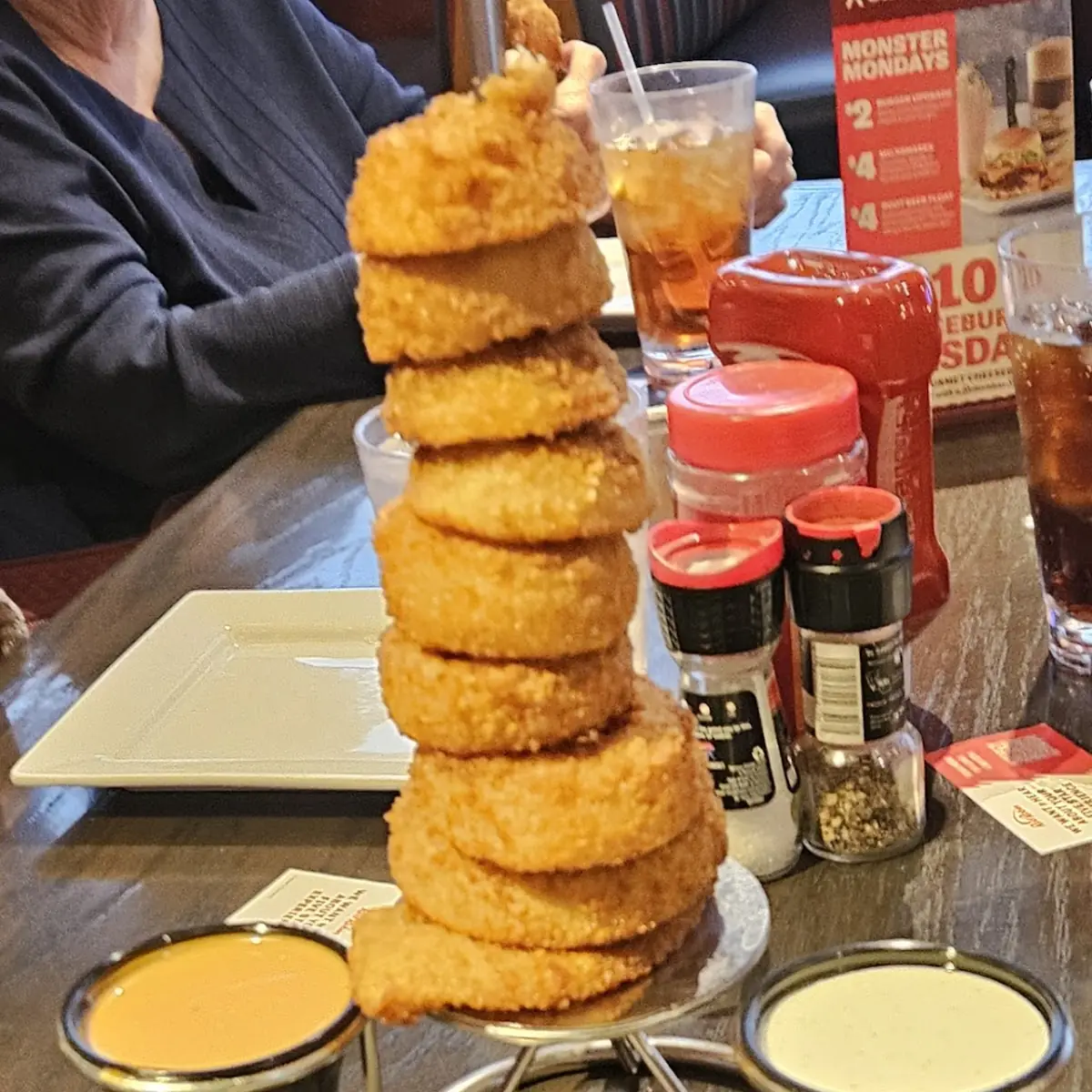 Towering Onion Rings