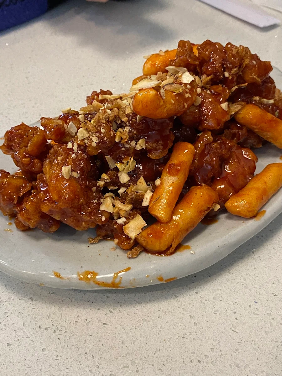 Deep Fried Chicken with Sweet Chili Sauce 닭강정