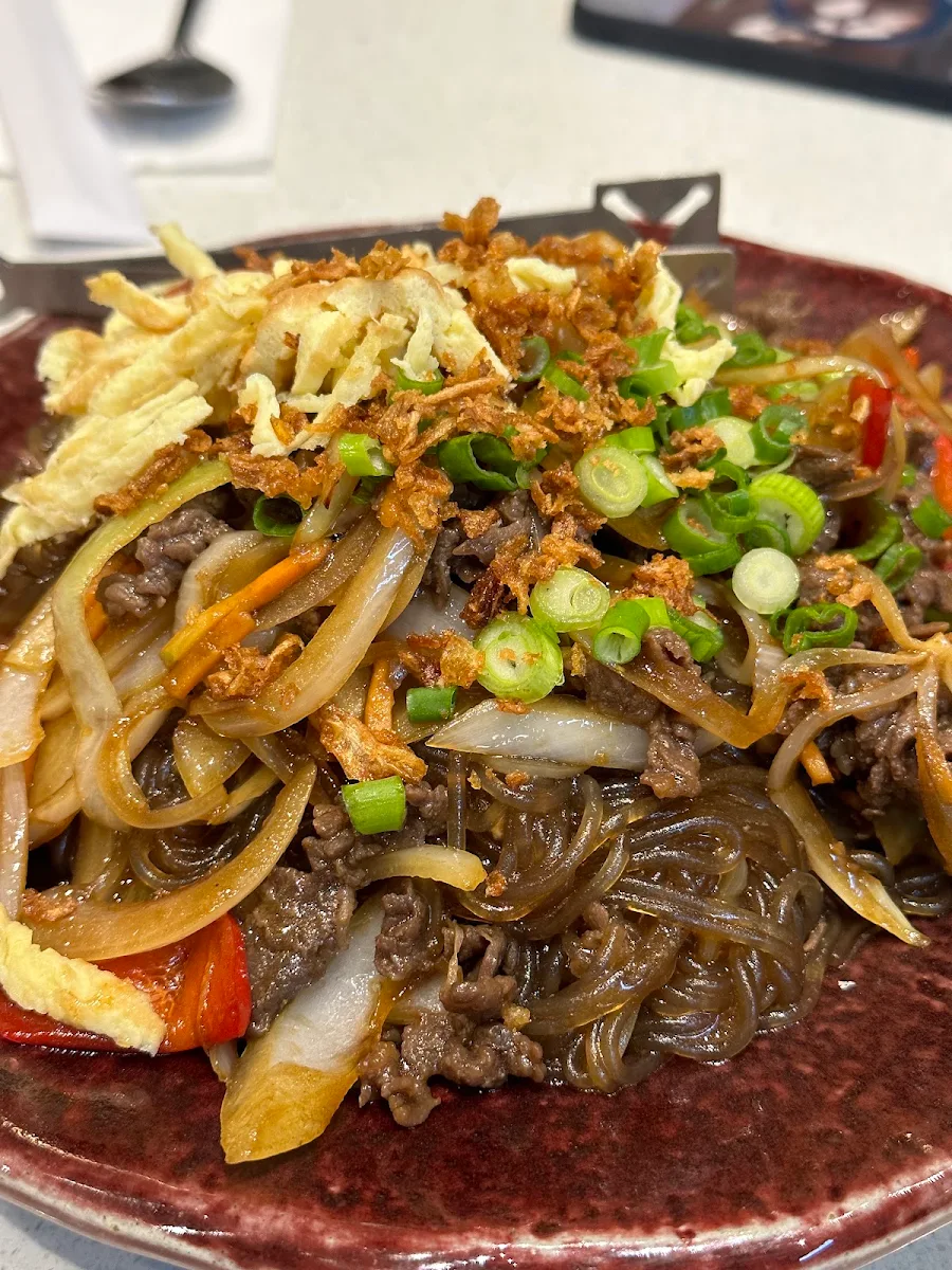 japchae bulgogi 불고기잡채