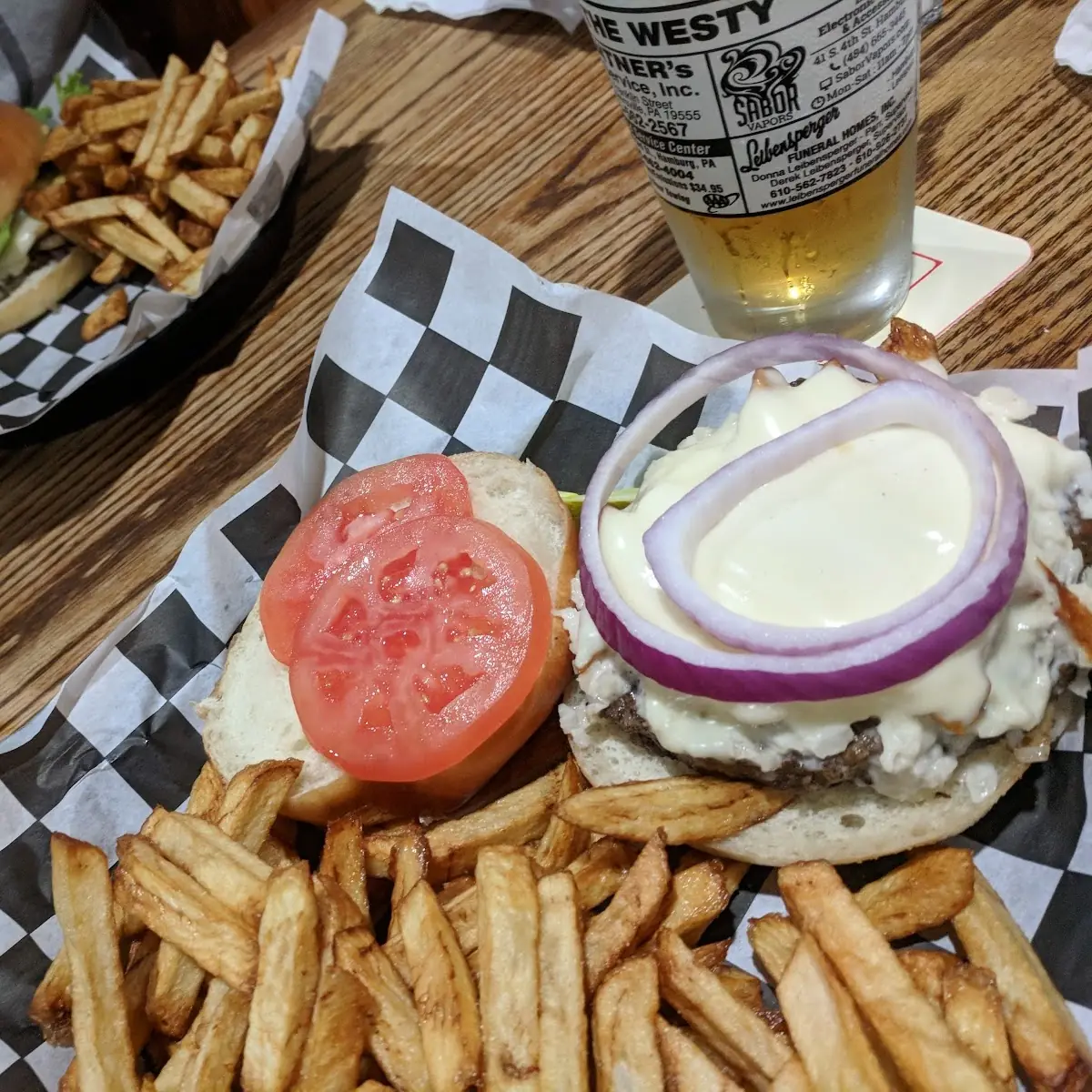 Mushroom Swiss Burger