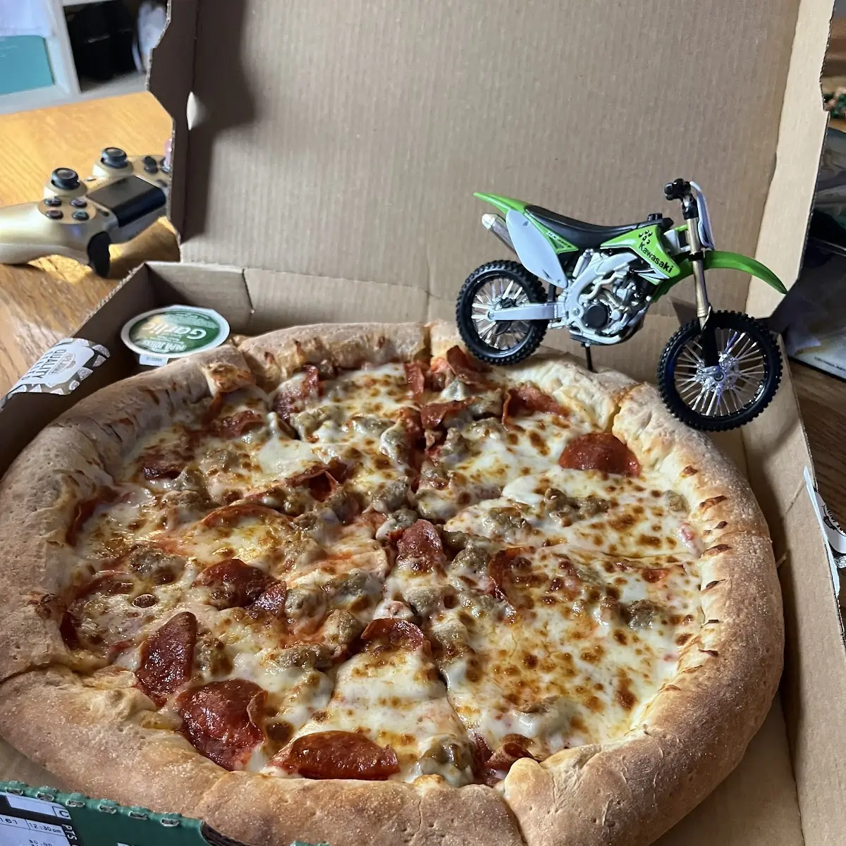 Meatball Pepperoni Pizza