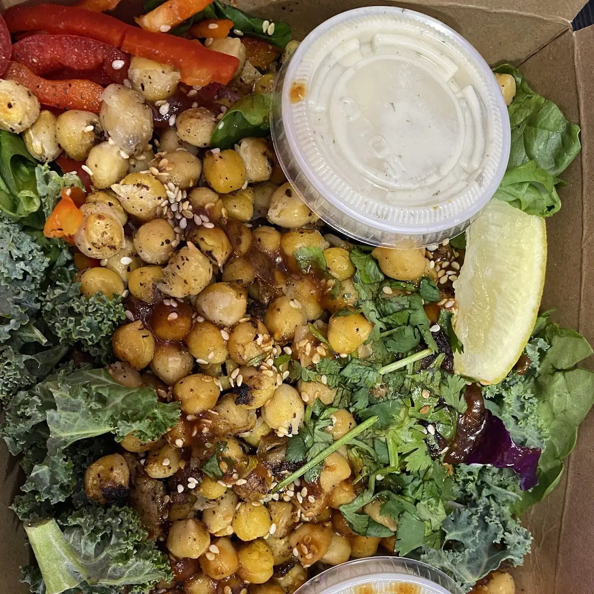 Chicken Salad with Chickpeas