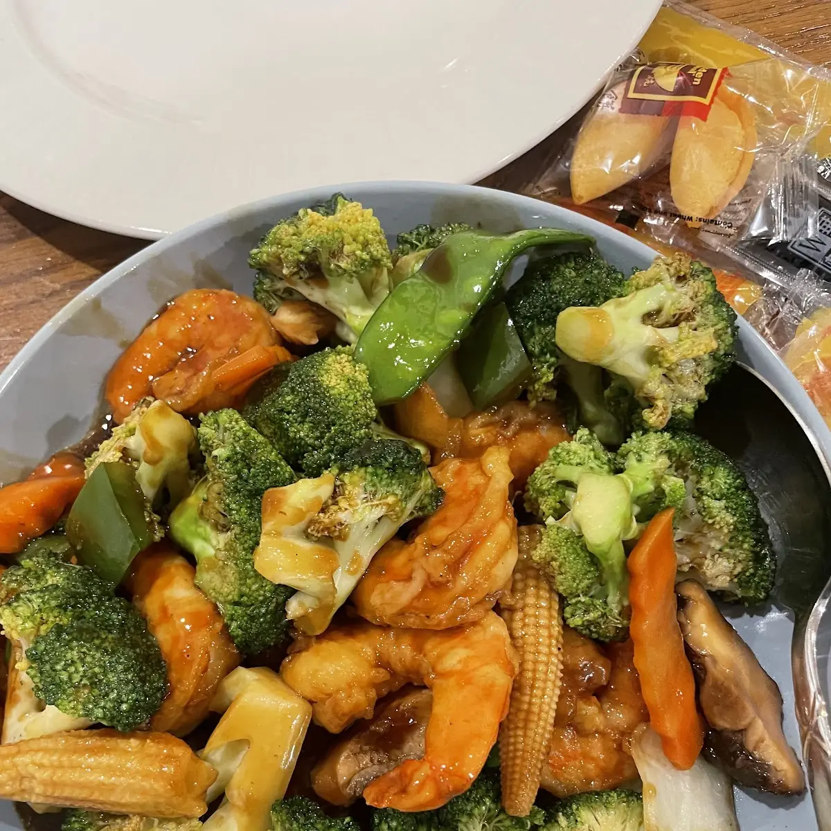 Shrimp with Mixed Veg