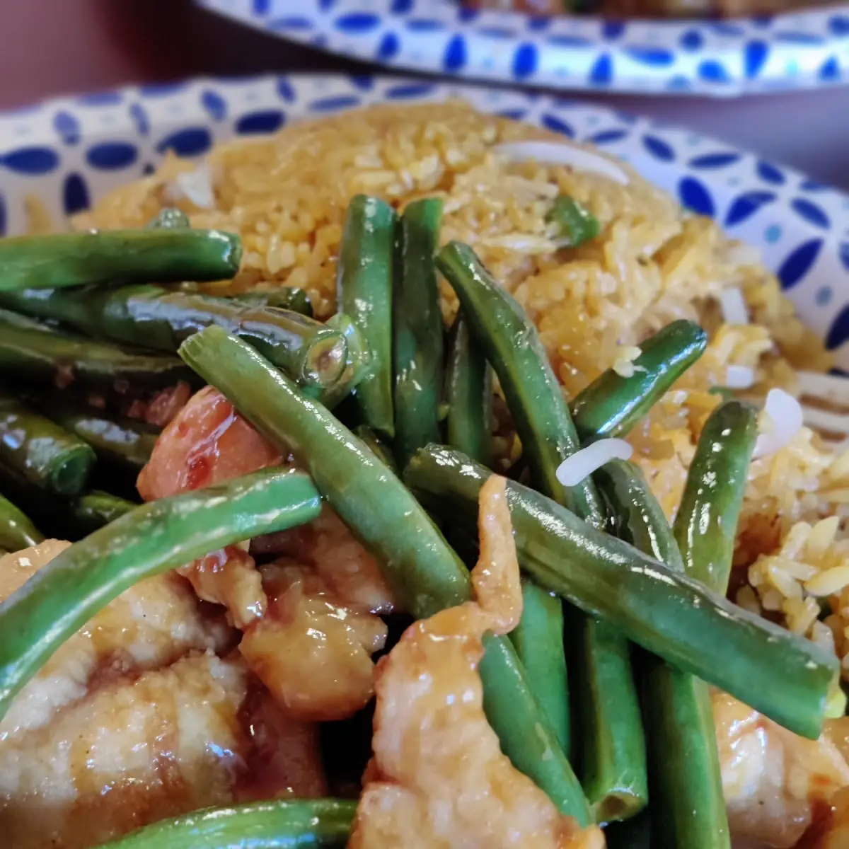 Chicken with String Beans and Ginger Chicken