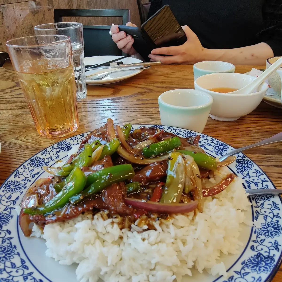 Steak with Black Pepper Sauce