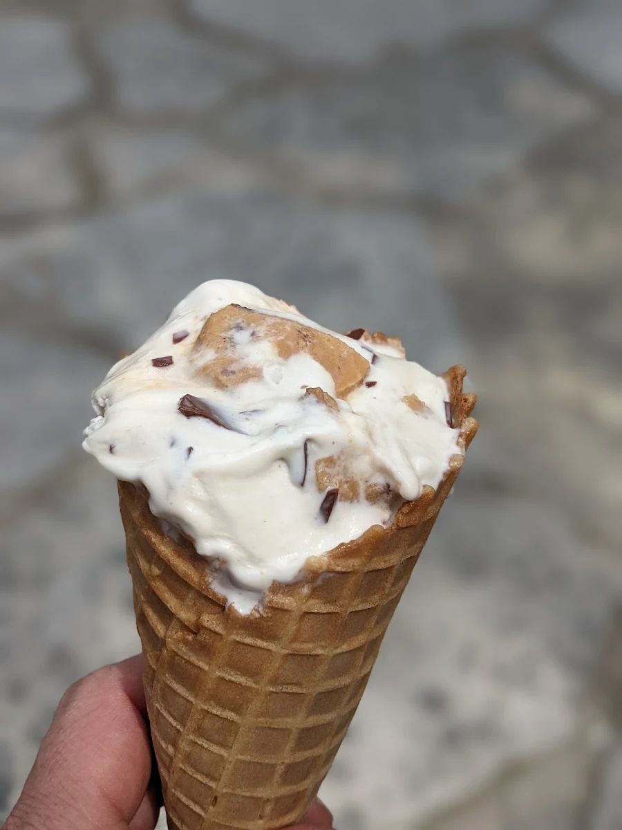 Toffee Chip Ice Cream Cone