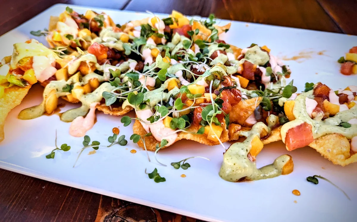Ahi Poke Nachos