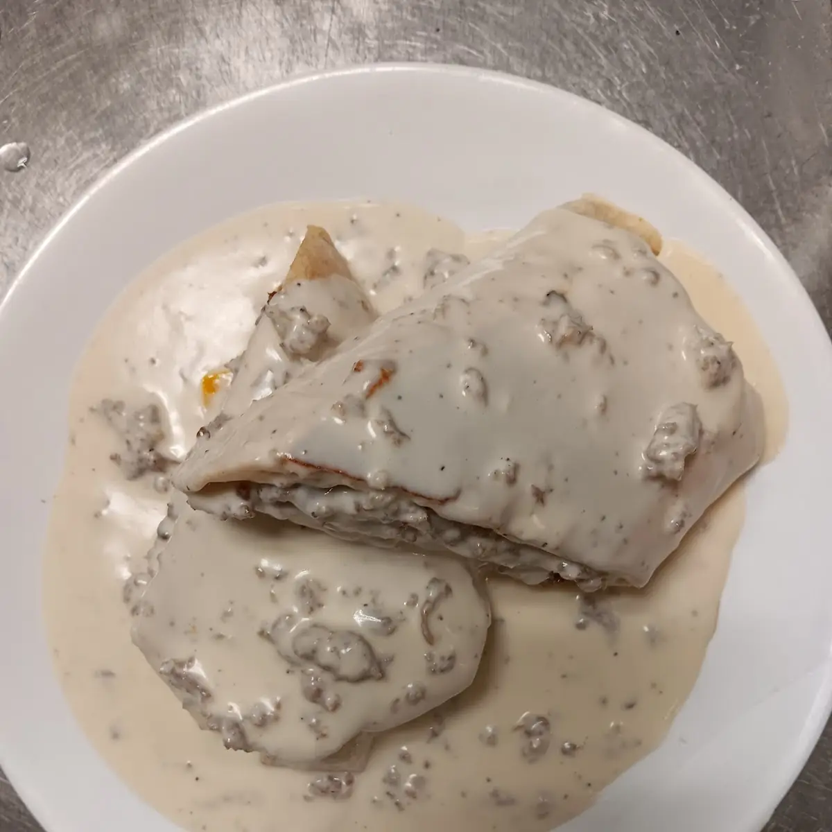 Smothered Breakfast Burrito