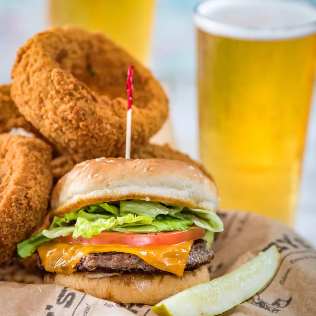 World Famous Huey Burger