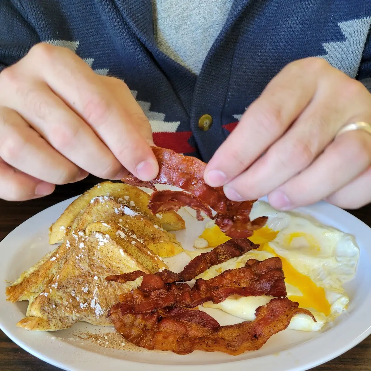 French Toast and Eggs