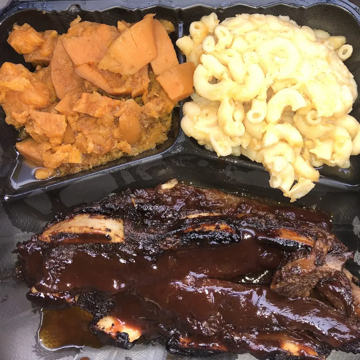 Mac & Cheese and Candied Yams