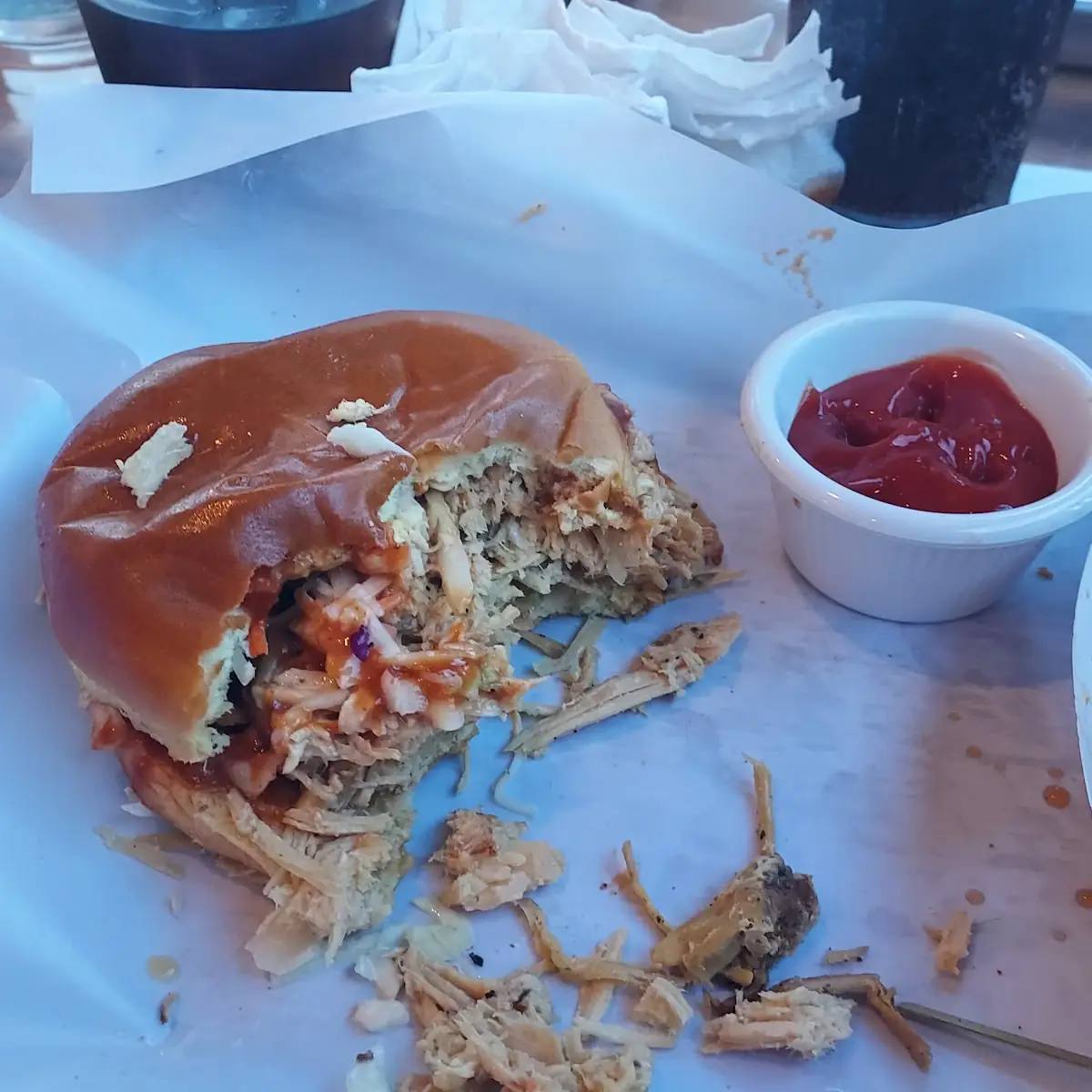 Pulled Pork Sandwich with Fries