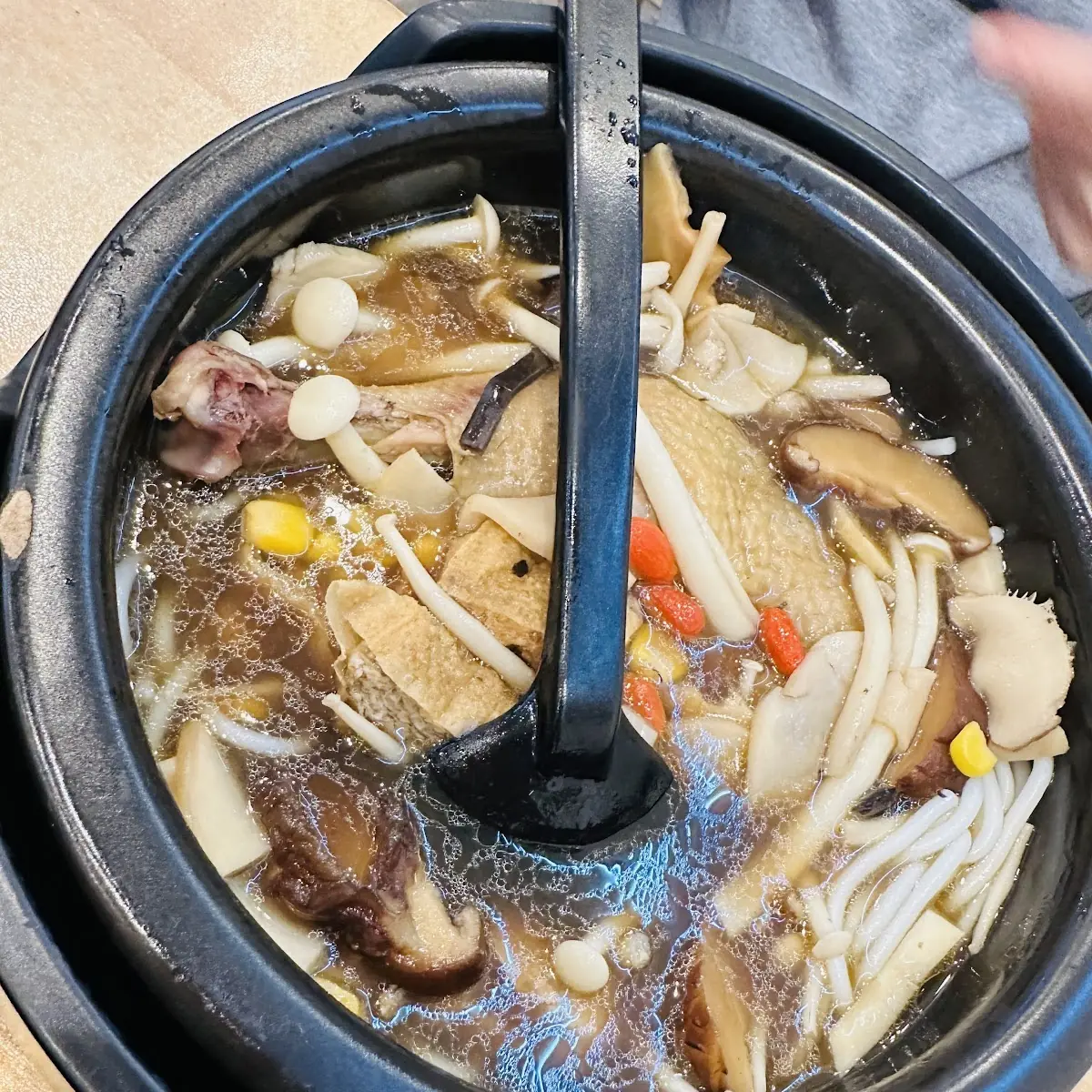 Seafood Hot Pot with Rice