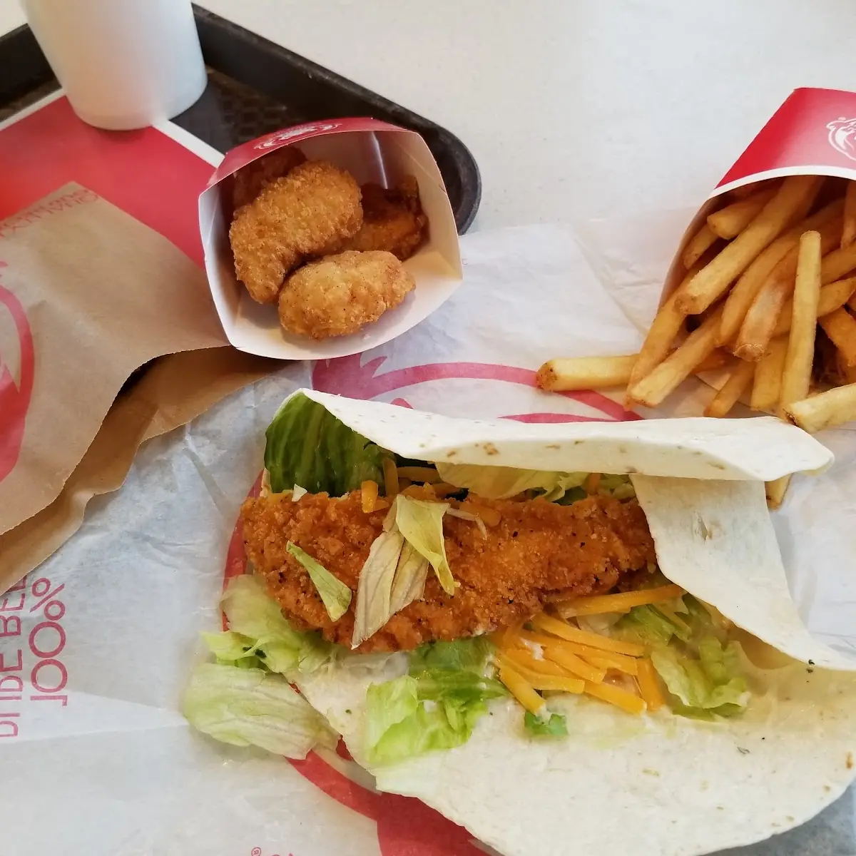 Spicy Chicken Wrap