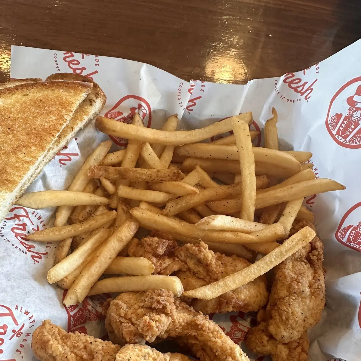 Classic Meal with Mango Habanero Sauce