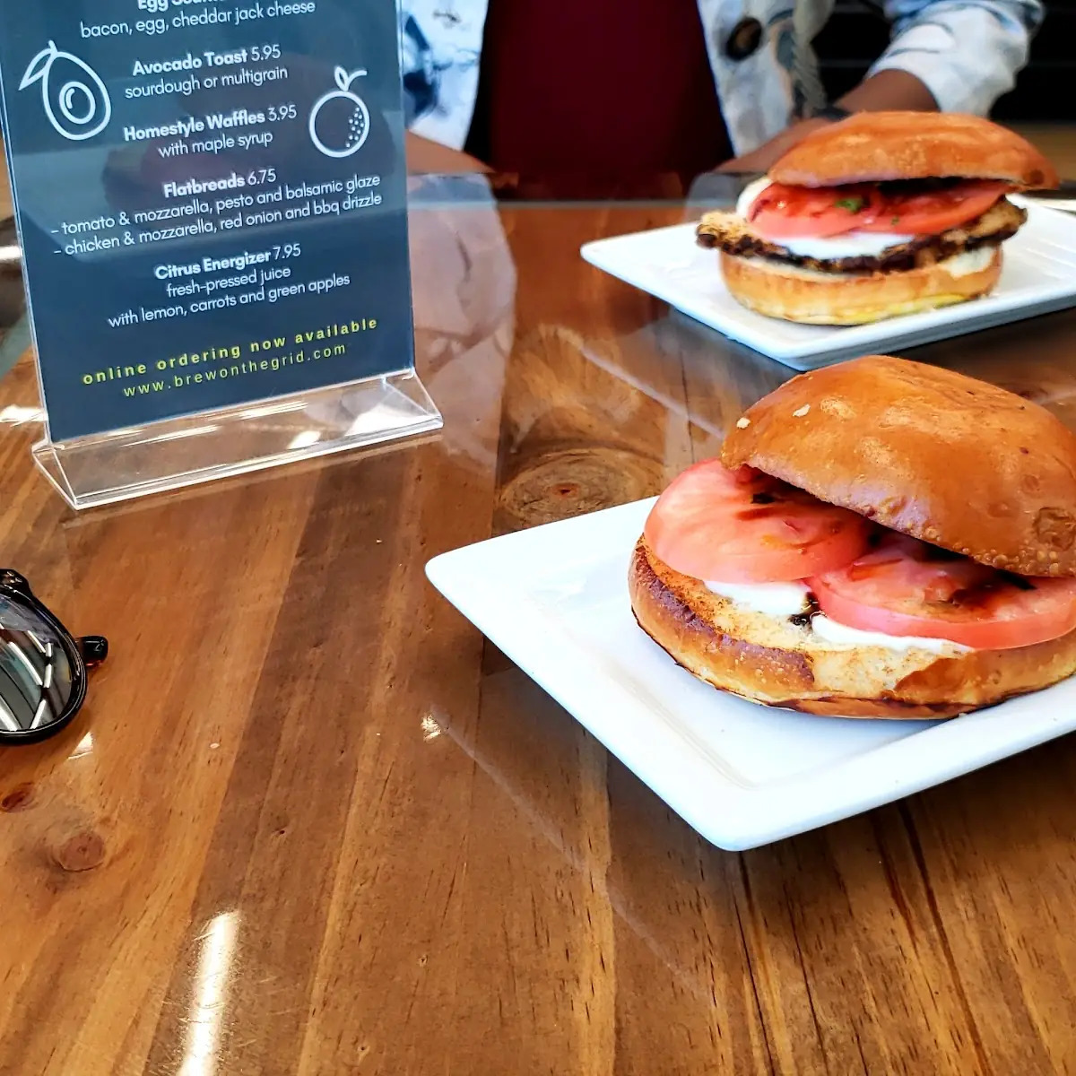 Caprese Sandwich and Chicken Caprese Sandwich