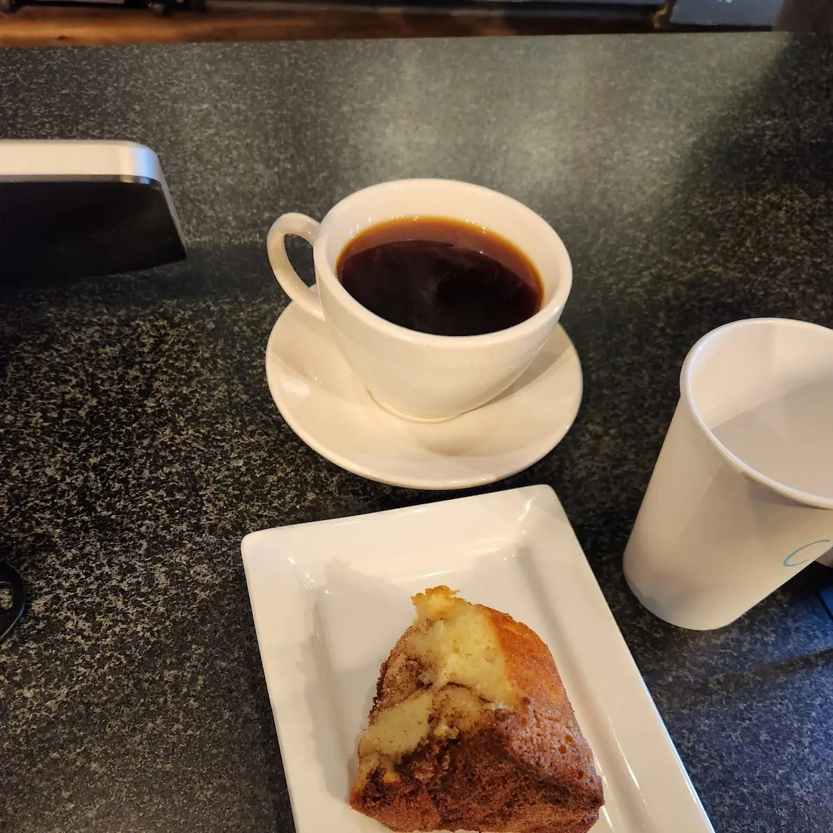 Chocolate Fudge Coffee with Coffee Cake