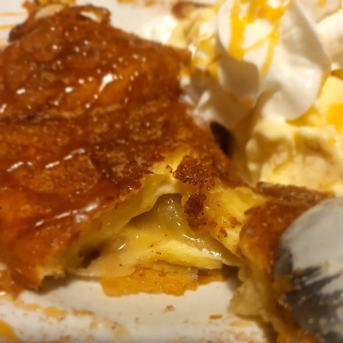 Deep Fried Apple Pie with Ice Cream