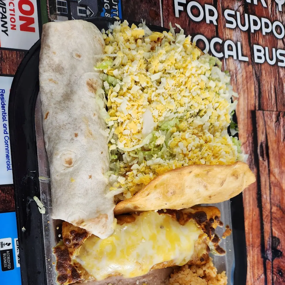 Fried Taco Beef Burrito Chicken Enchilada