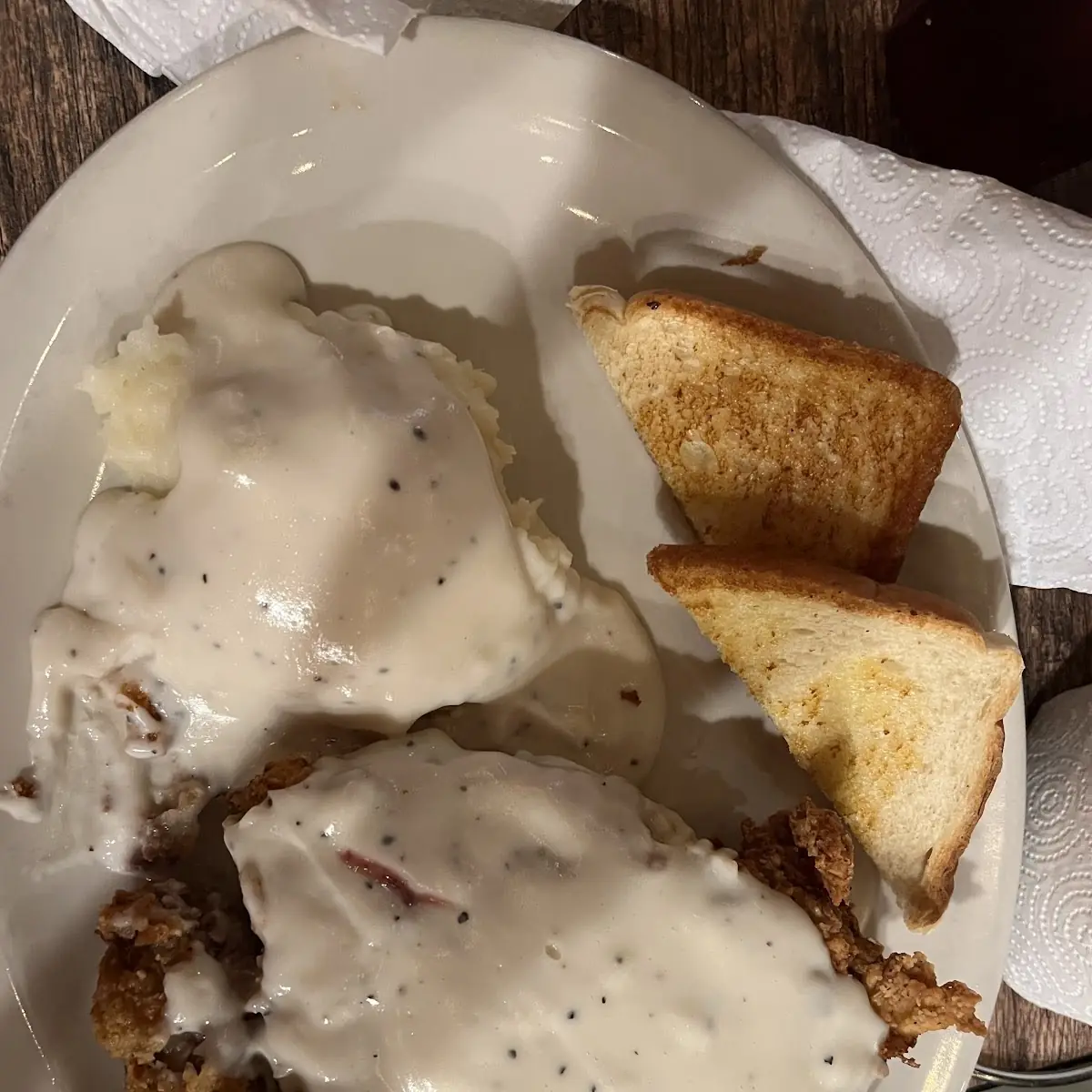 Chicken Fried Steak and Mashed Potatoes