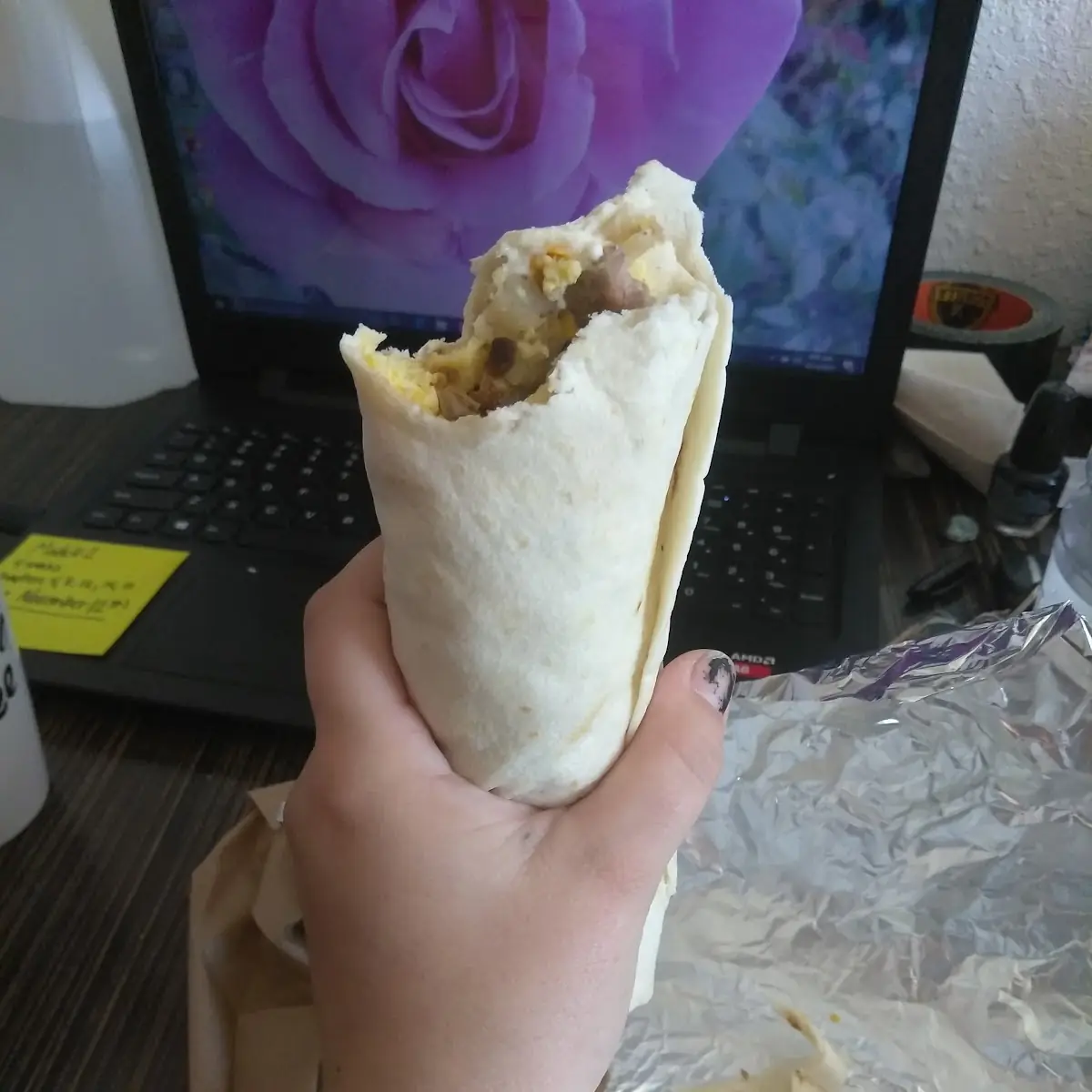 Carne Asada Breakfast Burrito