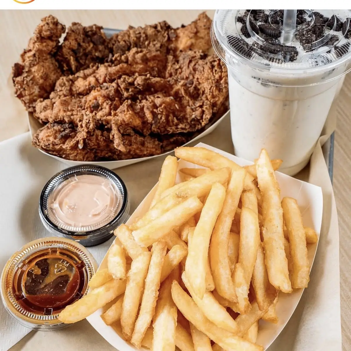 Chicken Strips Fries & Drink