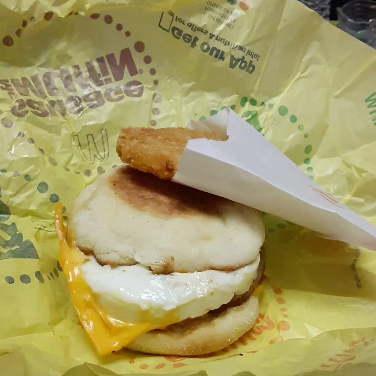Sausage Egg & Cheese Mcmuffin