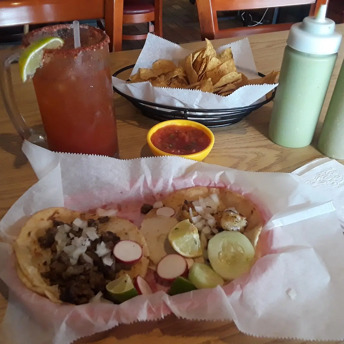 Fish Tacos and Shrimp Tacos