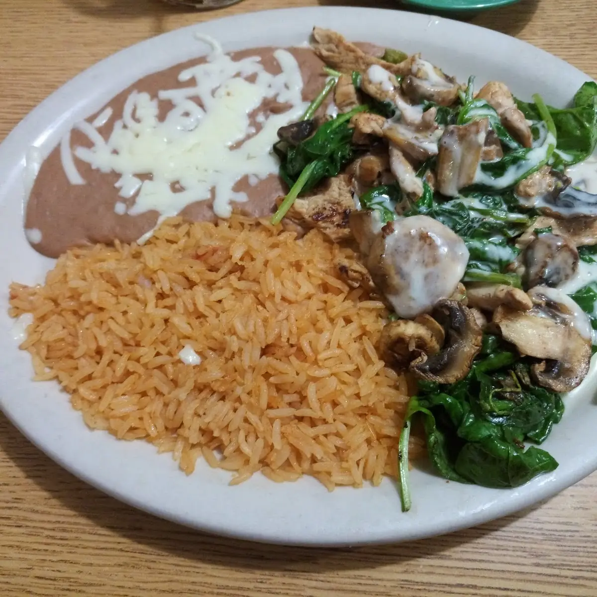Spinach Chicken Soft Taco