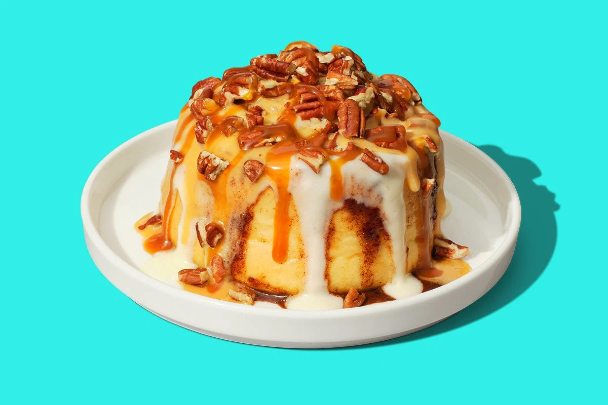 Cinnamon Roll Swirled Soda