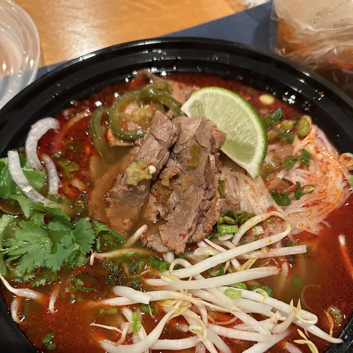 Phuh Noodle Soup with Brisket Spicy