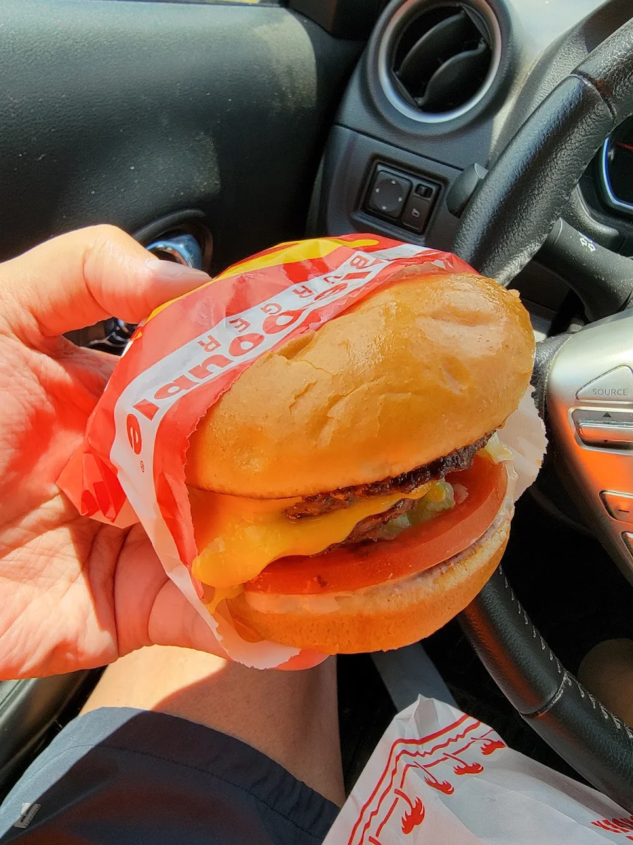 Double Cheeseburger and Fries