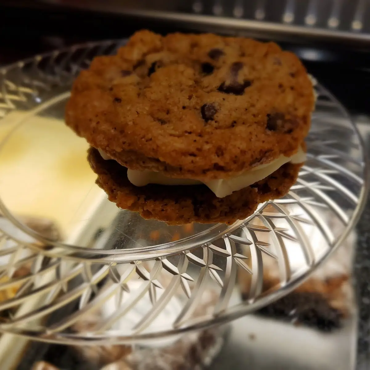 Chocolate Chip Cookie Creme Pie