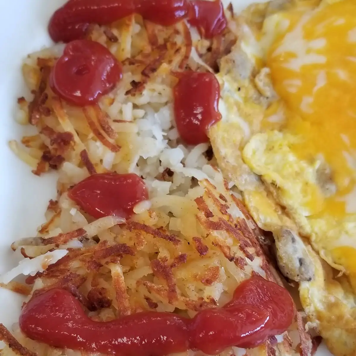 Mushroom and Cheese Omelette
