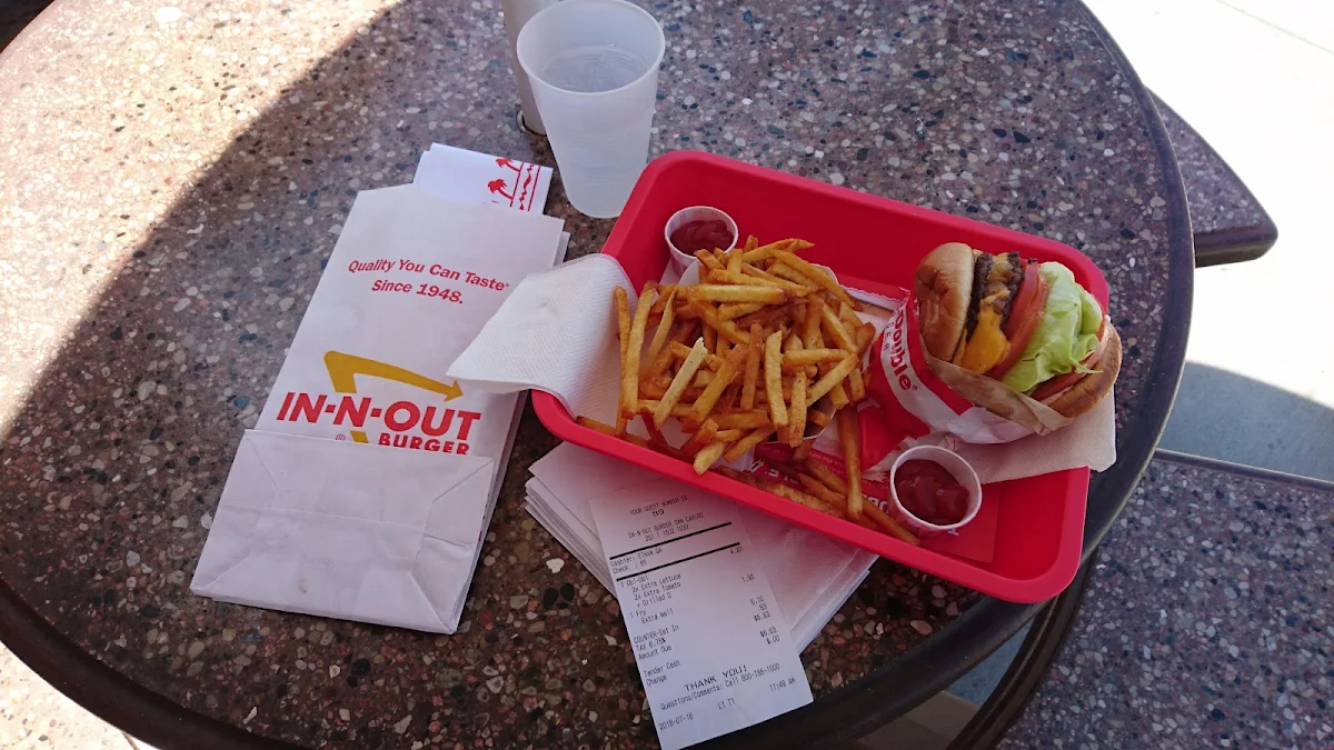 Double Double with 2x Tomato and Lettuce Grilled Onions and Xtra Crispy Fries What a Value